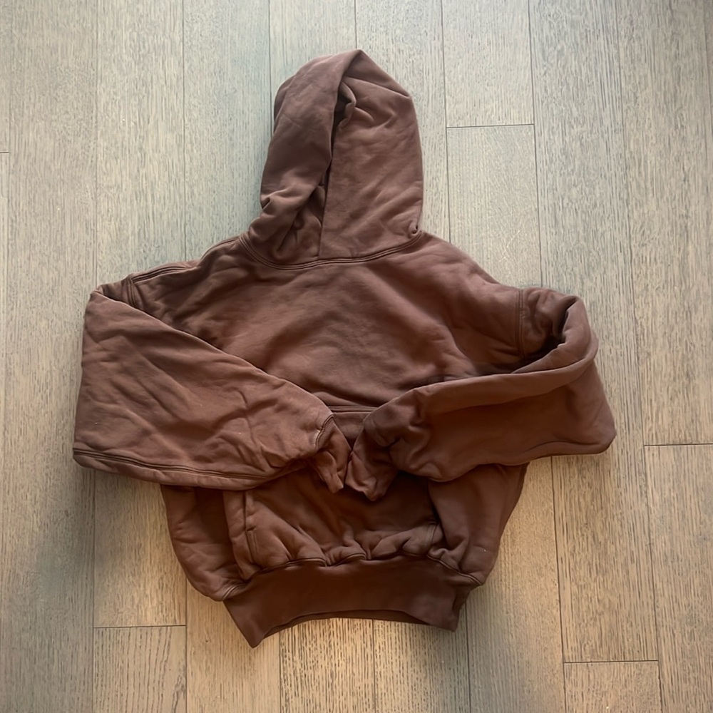 YZY GAP HOODIE BROWN XS
